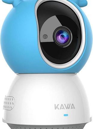 Kawa s6 видеоняня с камерой и аудио, 5-дюймовый hd экран 720p, непрозрачный экран, ночное видение, 4000 мач, 2