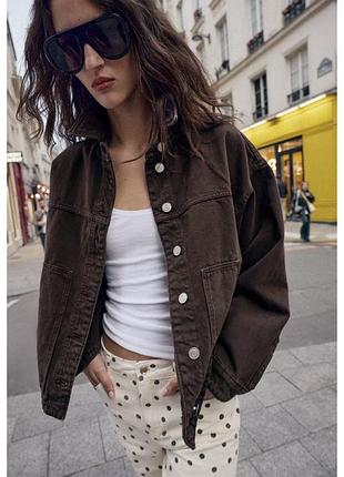 Джинсова сорочка zara 4