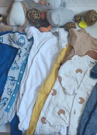Стильные человечки (слипы) размер 68, 3-6 мес. baker, mothercare, lupilu. можно поштучно или набором.