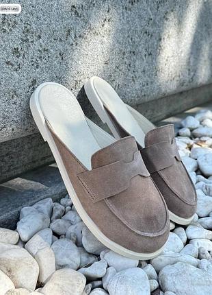Сабо barefoot капучино замш (отшивал)