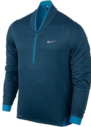 Кофта пуловер nike dri-fit tiger woods cypress shield 1/2 zip golf jacket
