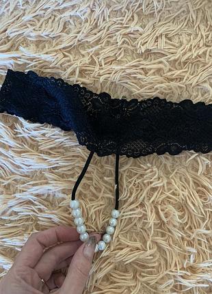 Трусики с жемчужинами 4