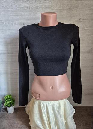 Топ с длинными рукавами лонгслив кофточка гольф водолазка zara