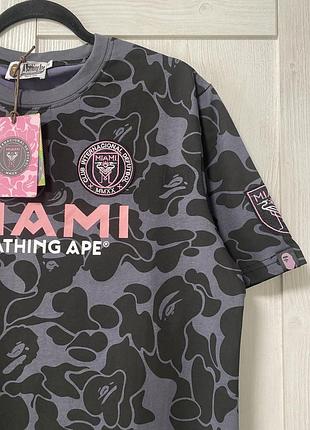 Футболка a bathing ape bape x miami 93 оригінал camo japan