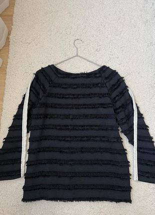 Блузка zara ,xs, ( s ) , чорна