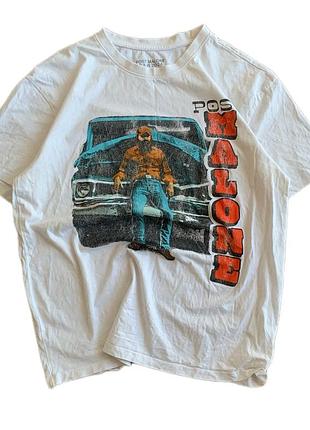 Post malone tshirt merch пост малоун мерч футболка