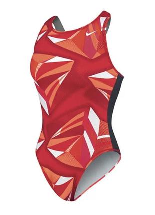 Жіночий купальник nike / nike jagged geo high neck tank water polo suit - women's