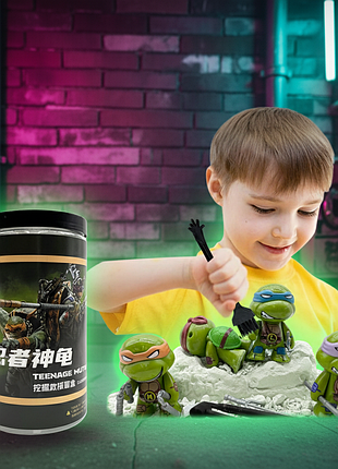 Розвиваючий набір черепашки ніндзя ninja turtles tmnt розкопки набір для проведення розкопок