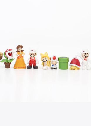 Набор фигурок супер марио super mario брать марио игровые фигурки 48 шт 2-5 см 3