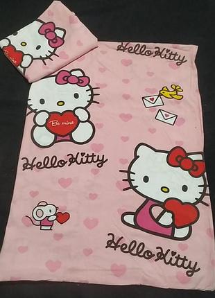 Наволочка 50х70 hello kitty