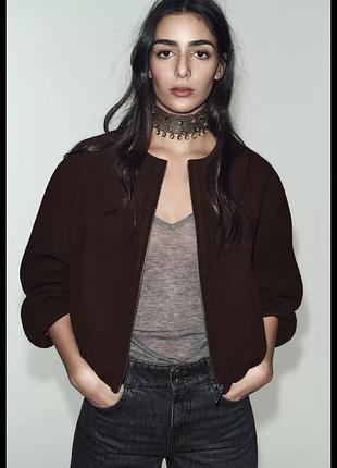 Пальто бомбер zara оригінал іспанія колекція 2026
