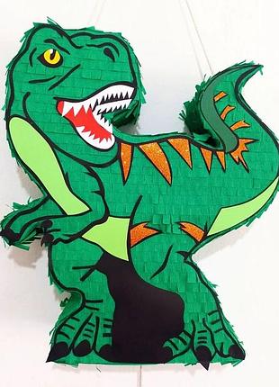 🦖 пиньята динозавр t-rex — взрыв радости для детского праздника! пинята тирекс