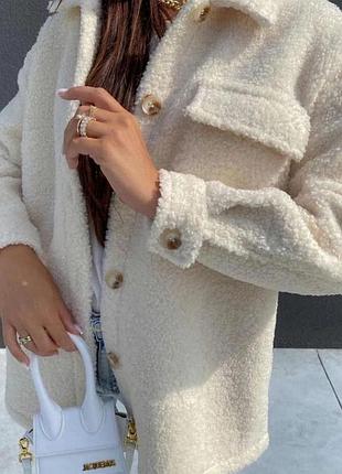 Рубашка тедди теплая