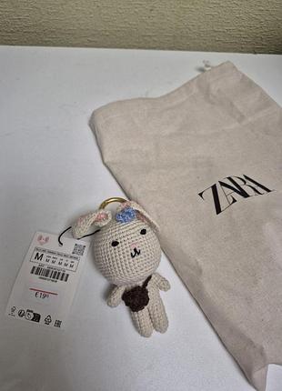Брелок на сумку зайка zara