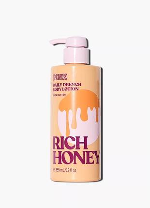 Лосьйон для тіла victoria’s secret pink rich honey daily drench, 355 мл