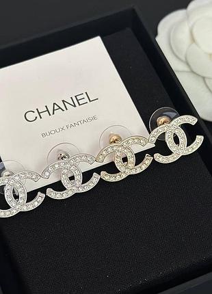 Сережки chanel