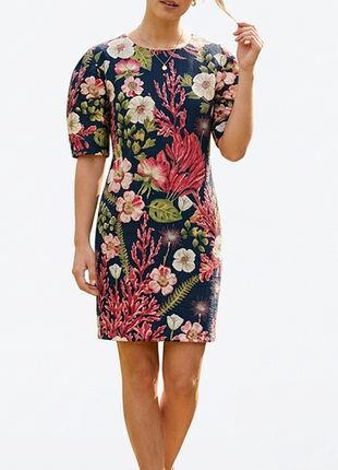 Хлопковое платье h&amp;m с рукавами-фонариками - стиль boho &amp; flora