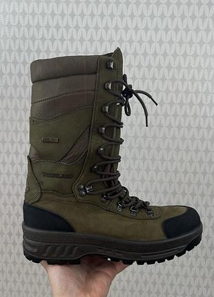 Черевики tuckland gore-tex хакі зелені високі кросівки чоловічі утеплені goretex непромокаючі чоботи трекінгові ботінки