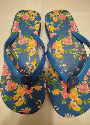 Яркие вьетнамки polo ralph lauren, eur37