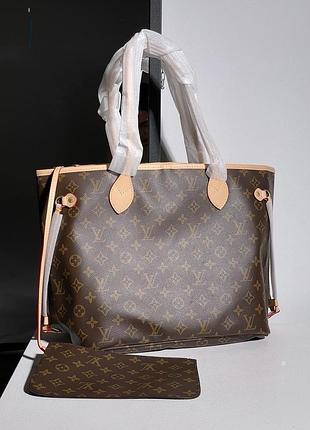 Сумка neverfull louis mm monogram vuitton canvas 2