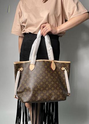Сумка neverfull louis mm monogram vuitton canvas 6
