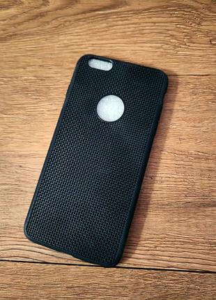 Чехол силиконовый кейс накладка в сетку для айфон iphone 6 плюс 6s plus +