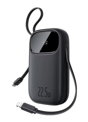 Павербанк baseus 20000mah со встроенными кабелями