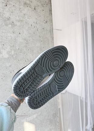 Air jordan 1 low iron grey white 7