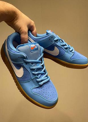 Nike sb dunk low pro iso university blue 9