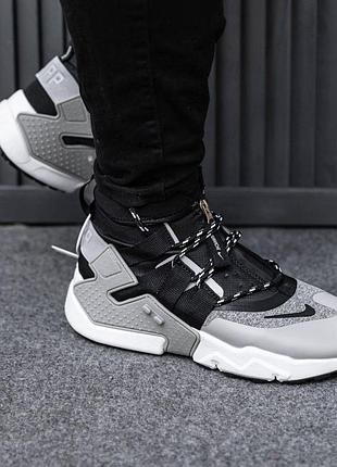 ♻️кросівки nike air huarache gripp atmosphere grey black
