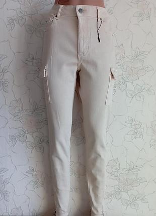 Джинсы женские зауженные карго primark 6