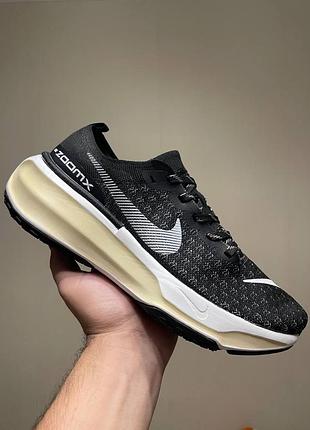 Nike zoomx invincible run flyknit 3 black white