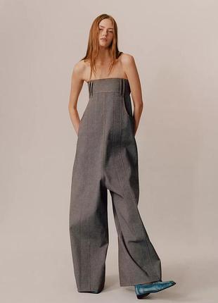 Джинсовий комбінезон жіночий zara new