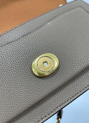 Сумка coach tabby shoulder bag 26 dark stone 3