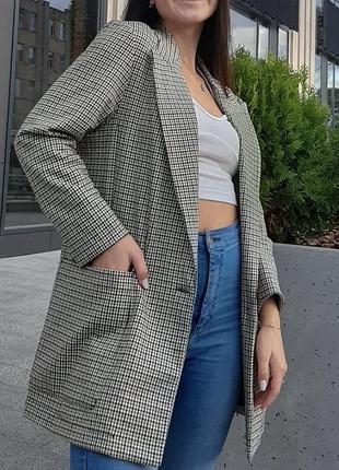 Піджак у гусячу лапку h&m