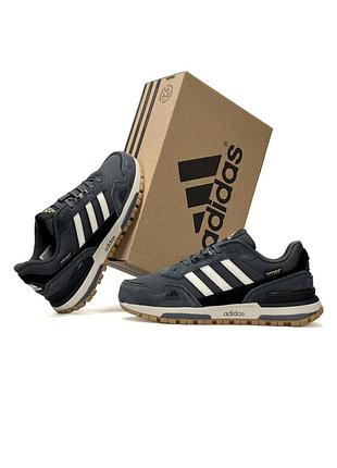 Чоловічі кросівки adidas zx 750 grey black white