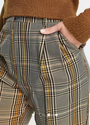 Брюки asos в клетку 8 р-ру.
