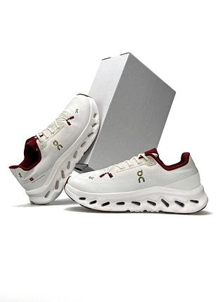 Чоловічі кросівки on running cloudtilt white burgundy