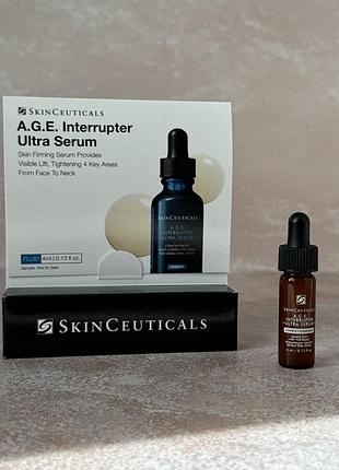 Skinceuticals - a.g.e. interrupter ultra serum - антивікова сироватка для обличчя, 4 ml