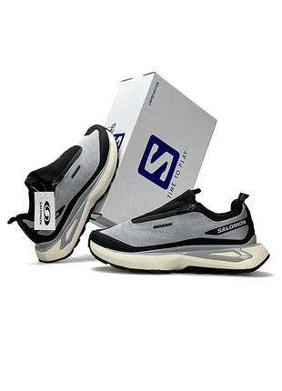 Мужские кроссовки salomon odyssey elmt advanced light grey black