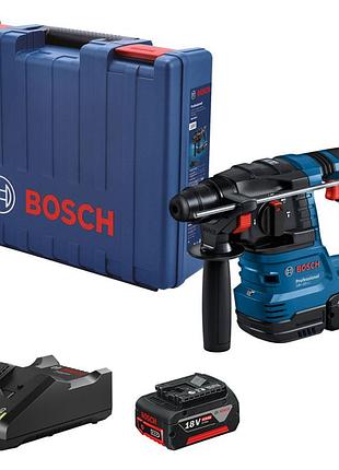 Профессиональный аккумуляторный перфоратор bosch gbh 185-li professional : с акб 2шт-18v 4.0ah + зп