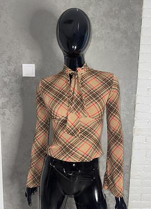 Блуза з люрексом вінтажна блузка