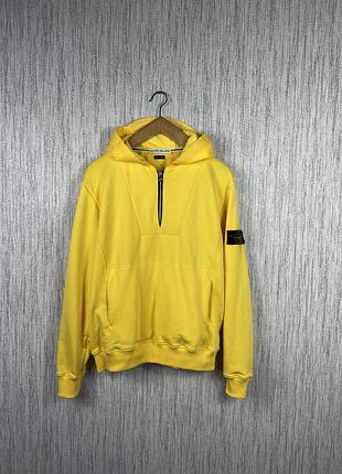 Stone island 1/3 zip hoodie neilon original кофта