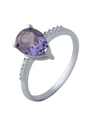 Срібне кільце з александритом 2.462ct (17/17.5 см розміри) 2043324