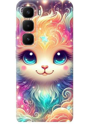 Чехол силиконовый на телефон infinix hot 60 pro+ сказочный котенок "5813u-4125-58250"