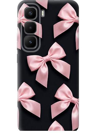Чехол силиконовый на телефон infinix hot 60 pro+ coquette ribbons dark coquette "6767u-4125-58250"