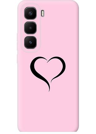 Чехол силиконовый на телефон infinix hot 60 pro+ сердце 1 "4730u-4125-58250"