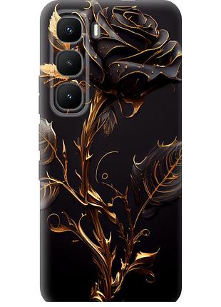 Чохол силіконовий на телефон infinix hot 60 pro троянда 3 "5552u-4126-58250"