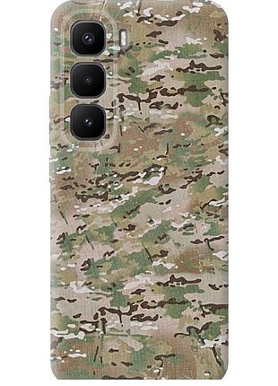 Чехол силиконовый на телефон infinix hot 60 pro+ камуфляж v5 "1201u-4125-58250"