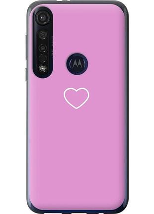 Чехол силиконовый на телефон motorola g8 plus сердце 2 "4863u-1837-58250"